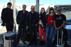 03.-The-Band-at-Riga-Airport